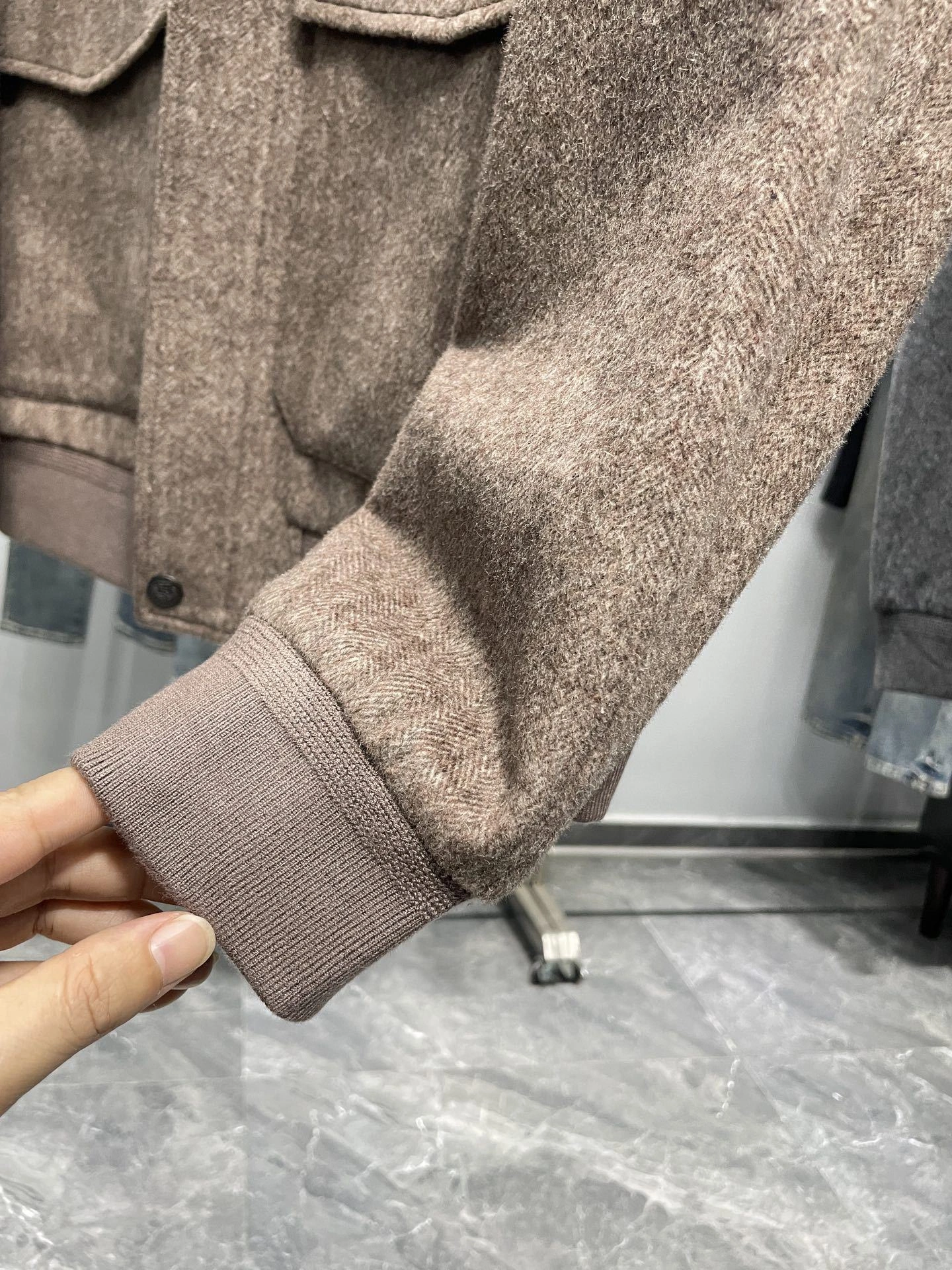 wg.luxury- 8oro Pi191 wool 2colour item:E-F501J2310-2H
